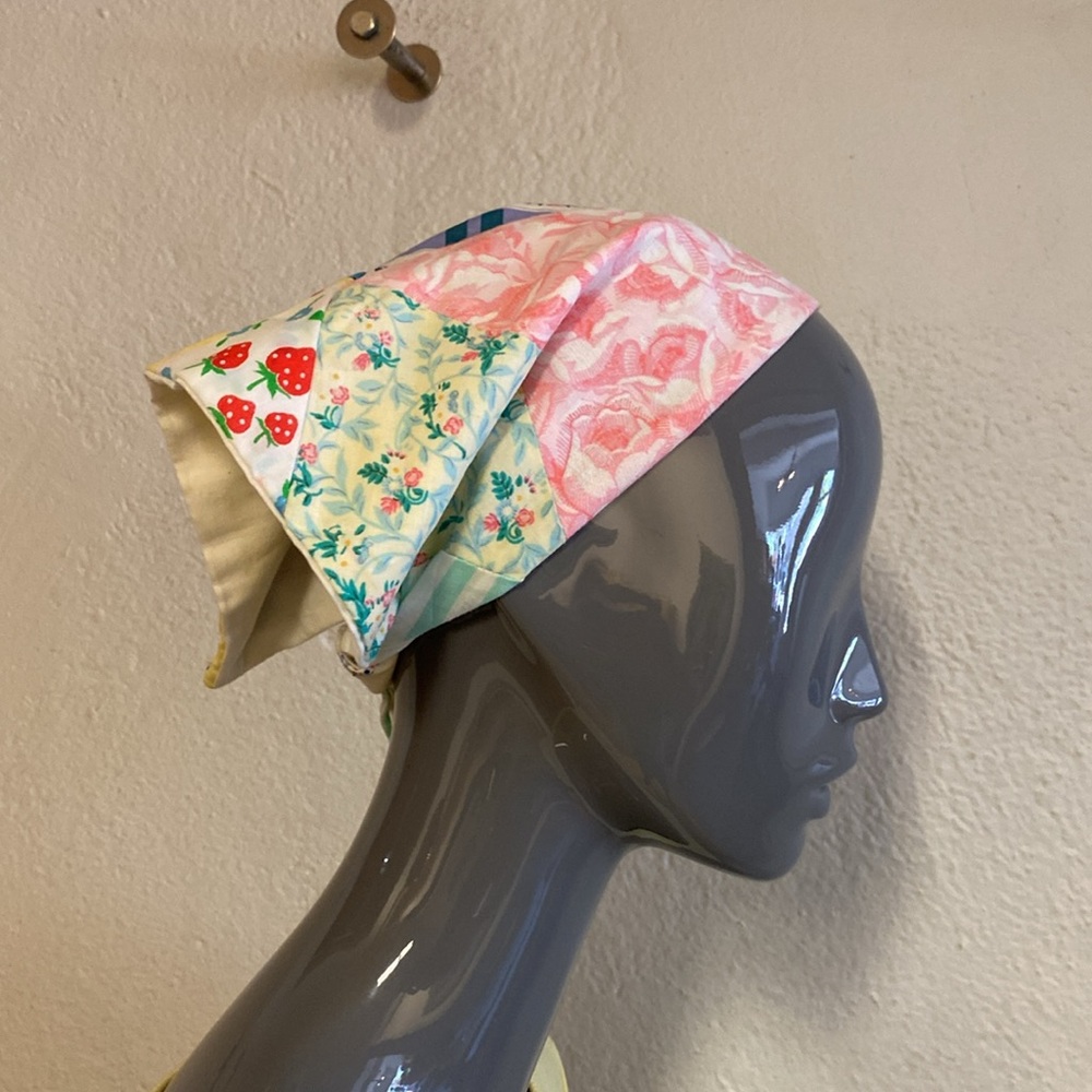 Handmade Patchwork Bandana / Kerchief / Scarf